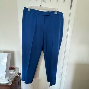 Anne Klein Royal Blue Ankle Pants
